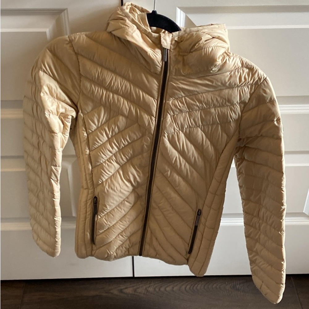 Michael Kors Tan Puffer Jacket